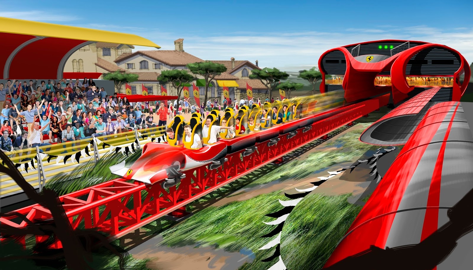 Featured image of post Ferrari Land, prêt à ouvrir ses portes le 7 avril